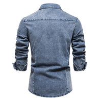 Men's Denim Shirt Quality Heavy Duty Washing