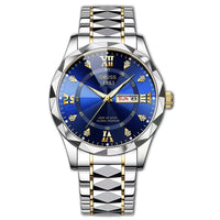 Dual-calendar Mens Quartz Casual Watch