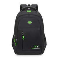 Men's Simple Solid Color Oxford Cloth Waterproof Backpack