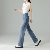 Fashionable Narrow Wide-leg Jeans For Women