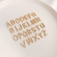 26 English Letter Pendant Earrings Necklace Bracelet Accessories
