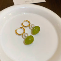 Retro Irregular Geometric Round Earrings