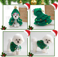 Cat Christmas Outfit Cat Kitten Christmas Clothes Cat Christmas Tree Costume With Star Ornament For Cats Kittens Pets
