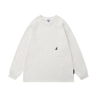 Loose Cotton Long Sleeves T-shirt Men's Design Sense