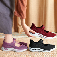 Women's Shoes Summer New Soft Bottom Old Beijing Cloth Mother Middle-aged And Elderly Walking Shoes