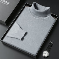Men's Sweater Turtleneck Winter Solid Color Bottoming Sweater