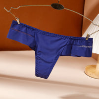 Women's Ice Silk Seamless Low Waist Women's T Pants