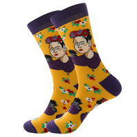 Women's Winter Warm Christmas Print Socks