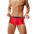 Cotton And Black Convex Matte Mesh Combination Comfortable New Men's Boxer Simple Suit