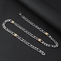 European And American Stainless Steel 31NK Chain Golden Balls Bracelet