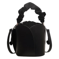 Womens PU Bucket Tote Crossbody Bag