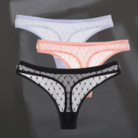 Fashion Sexy Solid Color Breathable Women's Thong