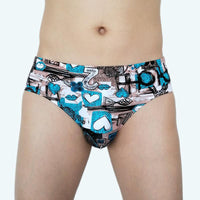 Men's Fashion Casual Printed Casual Triangle Shorts