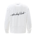 Handwritten Letter Affixed Cloth Embroidered Long Sleeve Loose Bottoming Shirt
