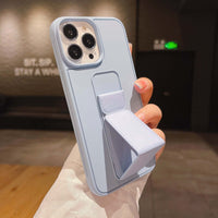 Candy Color Bracket Silicone Phone Case