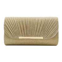 Women's Hardware Edge Party Pattern Fine Pink Clutch