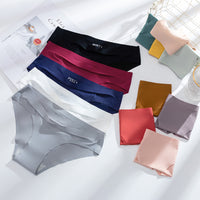 Ice Silk Underwear Women's Seamless One-piece Comfortable Underwear