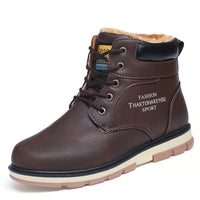 Fashion Shoes Military Boots High-Top Tooling Shoes Men's Short Boots