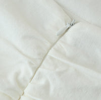 Summer Pleated Decorative Stitching Mid-waist Skirt