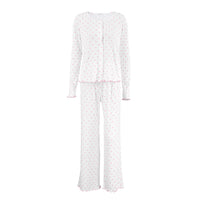 Cotton-polyester Comfortable And Soft Long-sleeve Pajama Pants