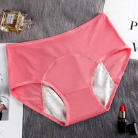 Leak-proof Mid-high-waist Hole Aunt Sanitary Pants