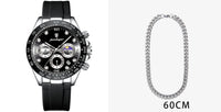 Men's Multi-functional Fashion Waterproof Quartz Watch