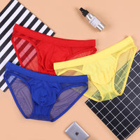Fashion Personality Solid Color Briefs Men
