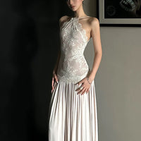 High-end Gown For Sophisticated Ladies Fitted Waistline