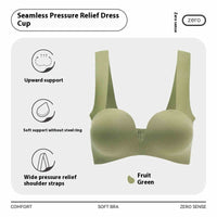 One Piece Underwear Women's Thin Section Without Steel Ring Gathering Bra