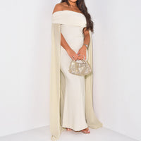 Womens Solid-Color Casual Bodycon Maxi Dress
