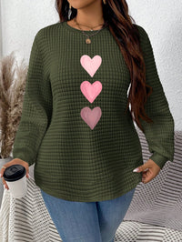 New Arrival Printed Crewneck Long-sleeve Winter Top