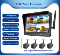 7-inch HD Night Vision Waterproof Lens Reverse Camera