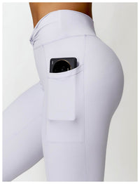 Quick-drying Cross High Waist Hip Lift Yoga Pants