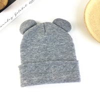 Autumn And Winter Funny Bear Ears Student Earflaps Warm Knitted Hat
