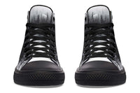 Printed Couple High Top Canvas Shoes
