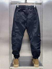 Wear-resistant Men's Multi-pocket Versatile Polyester Overalls