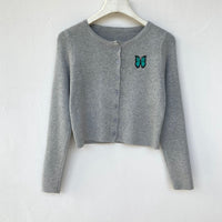 Girl Loose Lazy College Style Cardigan Coat