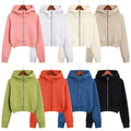 Women's Short Slim Outdoor Sports Hoodie