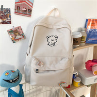 Junior High School Students Korean Version Of The Wild Backpack Female High School Students Ins Backpack