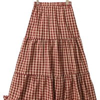 Designer A-line Sophisticated Autumn Women's Midi Skirt