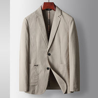 Young And Middle-aged Solid Color Thin Non-ironing Coat