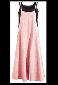 Women's Loose Slimming Casual Minimalist Jumpsuit With Straps