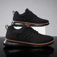 Plus-size Mens Shoes Flyknit Mesh Shoes Casual Sports Shoes
