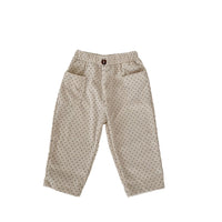 Printed Corduroy Loose Casual Trousers