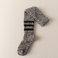 Coral Fleece Men's Over The Knee Stockings Fleece-lined