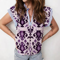 Women's Retro Ethnic-Style Patterned Loose Shirt