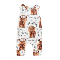 Animal Print Jumpsuit New Sleeveless Jumpsuit Infant
