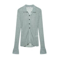 European And American Style Casual Loose Stitching Cut Sweater