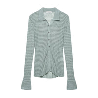 European And American Style Casual Loose Stitching Cut Sweater