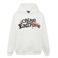 American Splash-ink Letter Printed Hoodie